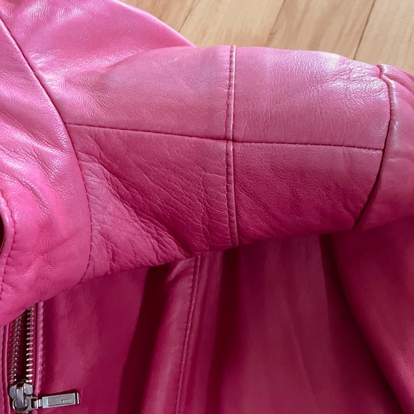 EUC Danier Italian Leather Bomber Jacket - Picture 7 of 7